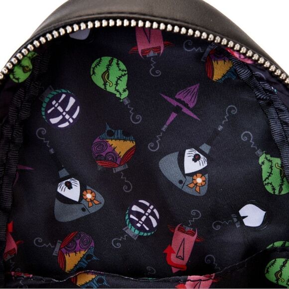 SALE Loungefly Disney Nightmare Before Christmas Lights GLOW Tree Mini Backpack - Picture 10 of 10